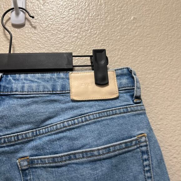 Everlane Mid Rise Light Wash Relaxed Fit Denim Skinny Leg Jeans Size 30 - Picture 6 of 7